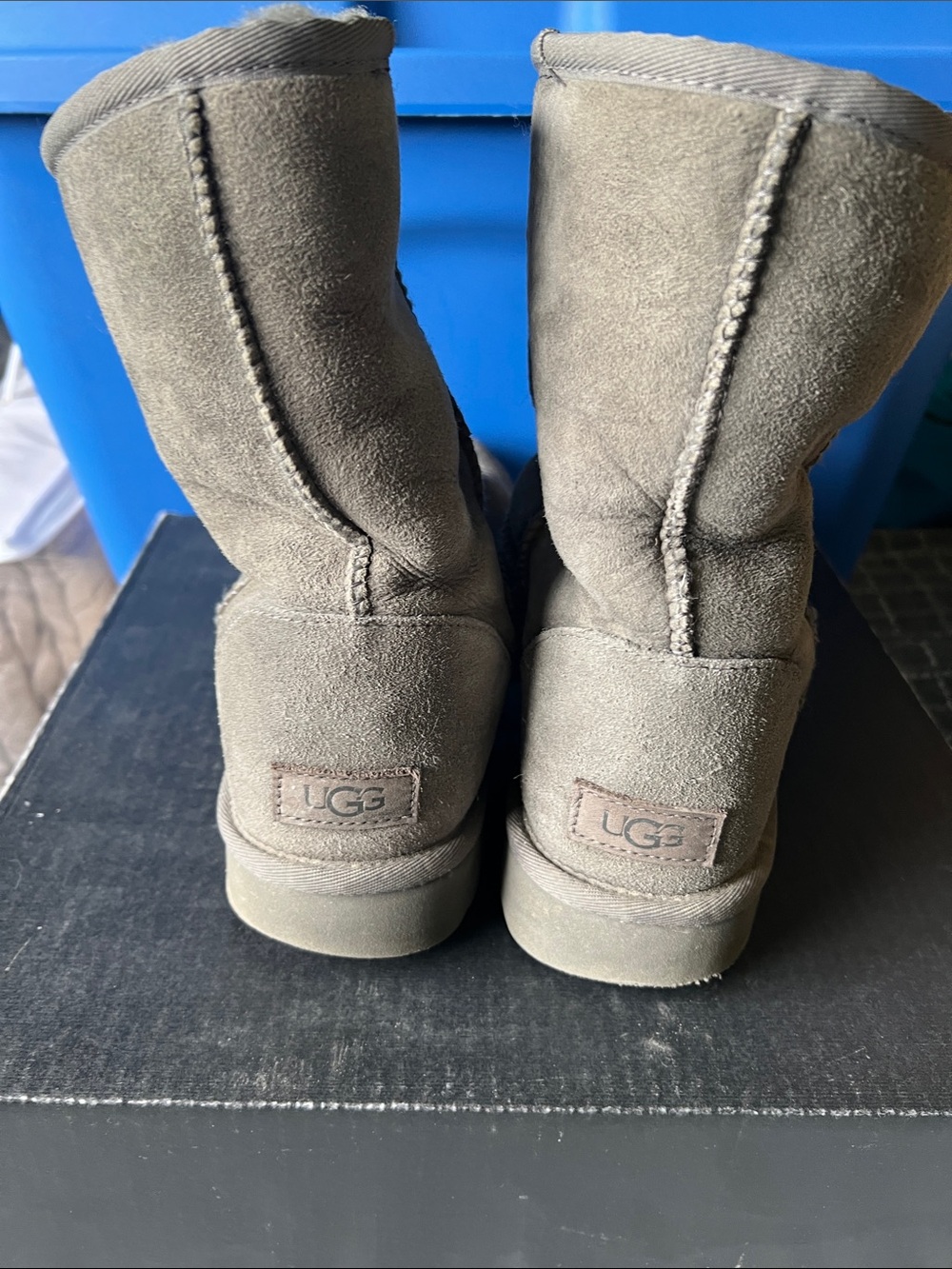 UGG Classic Short Winter Boots - Gray - Picture 3 of 6